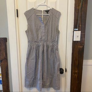 J.Crew Striped Cinch Waist Sun Dress